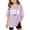 Light Purple, variant on ibiyuan Girls T Shirts Size 8 Girls Casual Summer T-Shirt Oversized Crewneck Basic Tee for Children Youth Comfortable Top Sky Blue