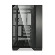 LIAN LI O11 Vision Black Aluminum / Steel / Tempered Glass ATX Mid Tower Computer Case ----- O11VX