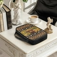thumbnail image 3 of FKELYI American Tribal Sunflower Highland Cow Print PU Letaher Bible Cover for Women Men Church Bible Bag Carrying Book Case with Handle & Zipper Pocket Book Organizer Holder for Prayer, 3 of 6