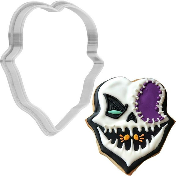 Halloween Grim Mask Cookie Cutter 4 Inch Made in USA by WONDERTORY