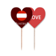 thumbnail image 1 of La bandera europea, Viena, Austria Palillos de dientes bandera etiqueta de amor selección de pastelitos, 1 of 4