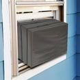 thumbnail image 5 of Blukids Window Air Conditioner Cover Outdoor,Universal Air Conditioner Defender Winter AC Window Unit Cover with Adjustable Straps, Bottom Covered,17×13×12.5 inch(Black), 5 of 9