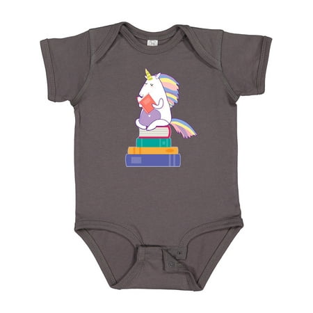 

Inktastic Book Lovers Gifts Unicorn Librarian Gift Baby Girl Bodysuit