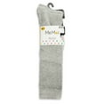 thumbnail image 6 of MeMoi Write On Camp Kids Cotton Blend Knee High Socks 3-Pack - Girls - Female, 8-9, Charcoal, 6 of 11