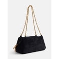 thumbnail image 3 of Scoop Women's Faux Croc Chain Shoulder Bag, Black Croc, 3 of 6