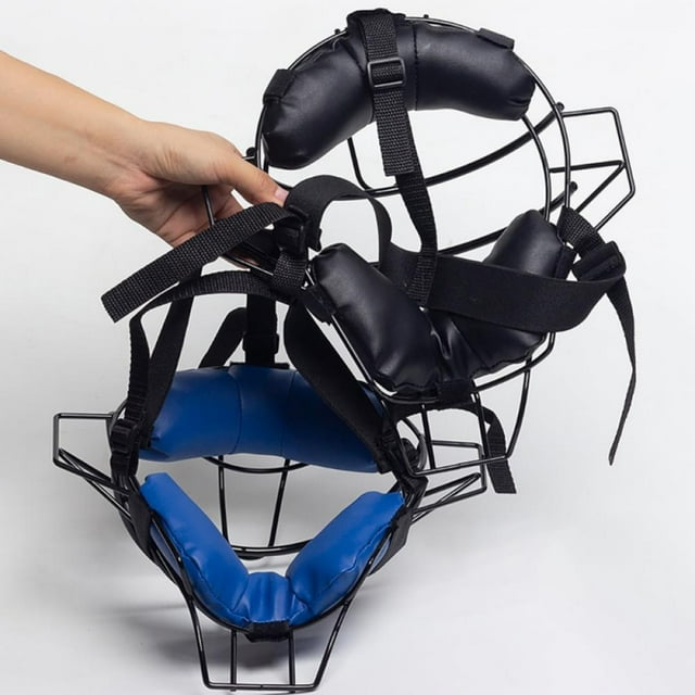 Greyghost Baseball Catchers Helmets, Wide Field Vision, Soft Catching Helmet, for Adult