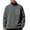 Gray, variant on ZCFZJW Fashion Mens Sherpa Fleece Sweatshirts Trendy Fall Winter Half Zip up Stand Collar Long Sleeve Pullover Tops Plush Thick Warm Outwear Jackets with Pockets Purple XL