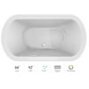 Jacuzzi Due6642acr4cx Duetta 66" Pure Air Bathtub For Drop In / Undermount Installations -
