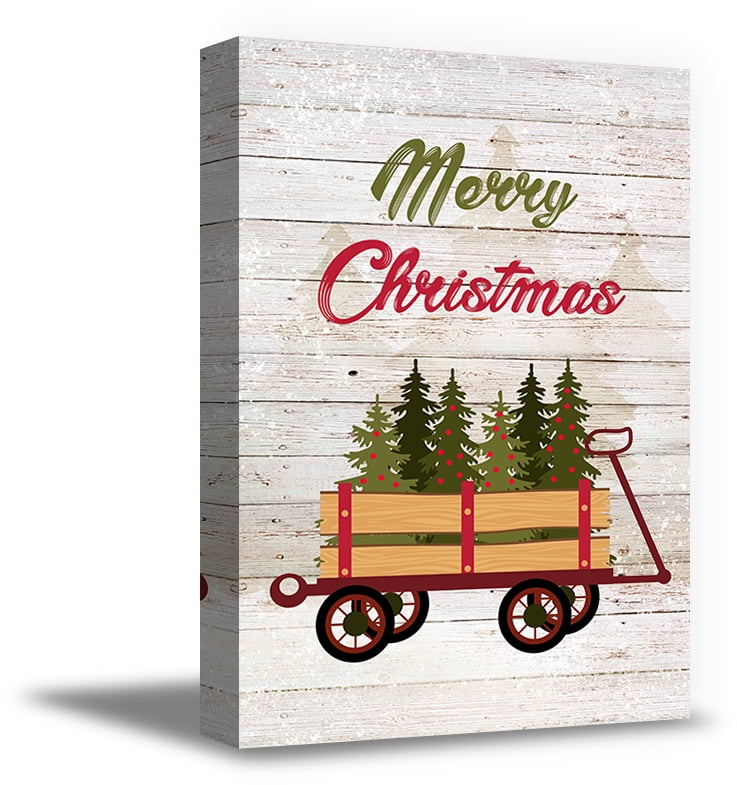 Awkward Styles Christmas Wall Art Canvas Christmas Trees Home Decor