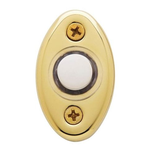 Baldwin 2'' x 1.125'' Oval Doorbell Button