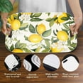thumbnail image 4 of Serving Trays with Handles, 14.5 x 9.8 inch Rectangular Plastic Tray for Restaurant, Kitchen, Lemon And Lemon, 4 of 7