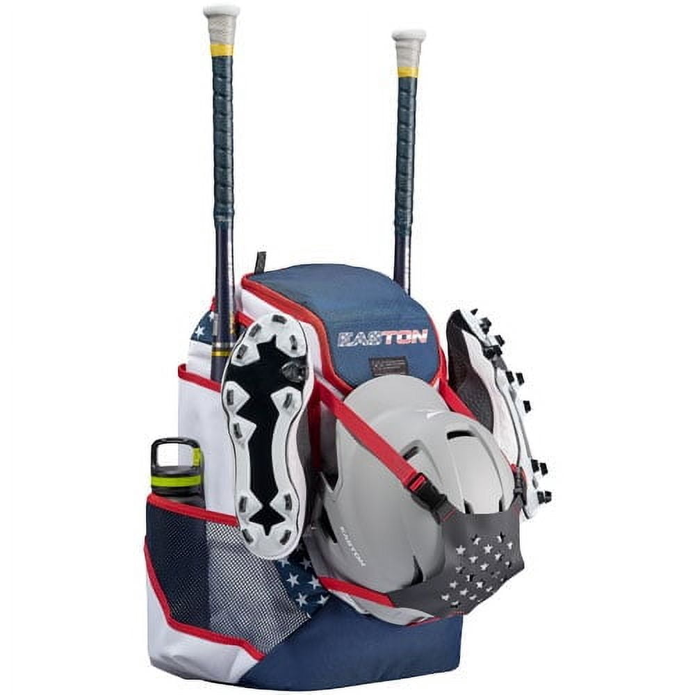 Sac à Dos Easton Walk-Off Elite Pour Baseball/softball, Rouge Blanc Bleu, Nylon/polyester