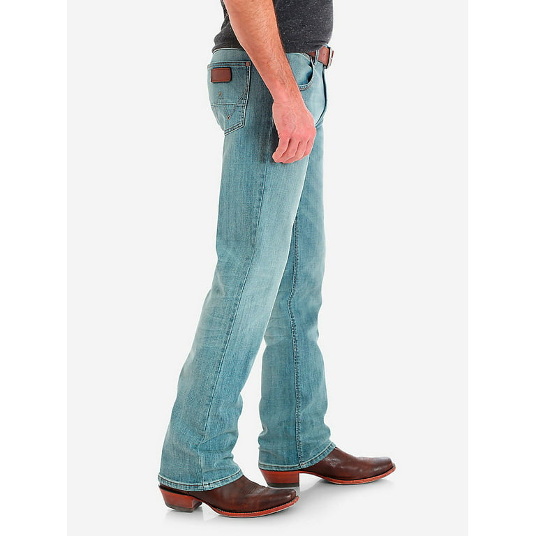 Wrangler Men\'s Retro Slim Boot Stretch Denim Jeans - Bearcreek