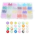 thumbnail image 1 of 1 caja de cuentas de vidrio DIY, cuentas sueltas, fabricación de pulseras, cuentas espaciadoras, pulsera, 1 of 6