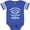 Football Blue and White, variant on Inktastic Handpicked for Earth by My Great Aunt in Heaven Boys or Girls Baby Bodysuit