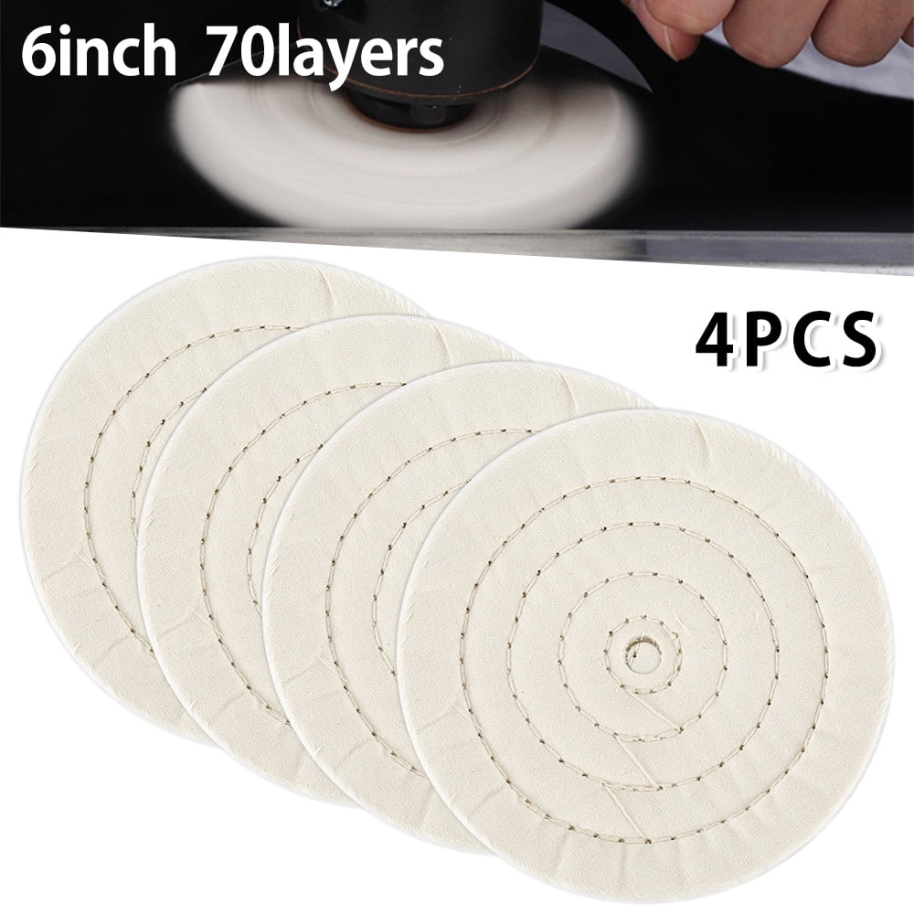 10 Inch Buff Pad Buffing Wheel Polishing Pad Jewelry Sewn Stitch Cotton 