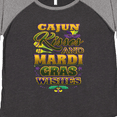thumbnail image 4 of Inktastic Mardi Gras Wishes Cajun Kisses Women's Plus Size T-Shirt, 4 of 5