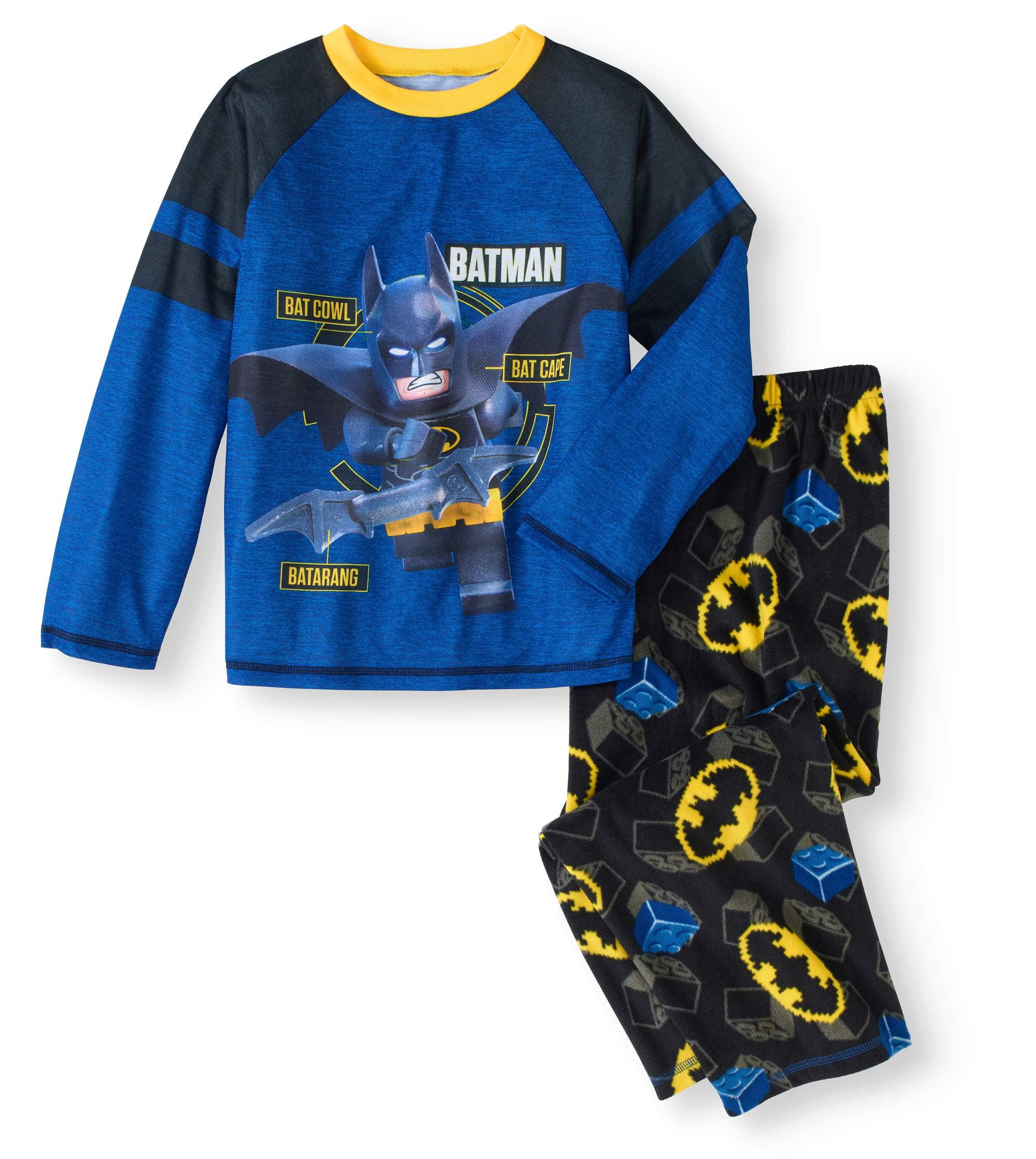 Gap Baby Boy Toddler DC Batman PJ Sleep Set Pajamas Navy Blue Gold Size 3T NWT 