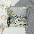 thumbnail image 2 of Orinice Horses Sleigh Winter Graphic Decorative Throw Pillow Cover for Home Couch Bed Sofa, High-Quality Christmas Winter Cushion Cover 1PC 20x20in, 2 of 5