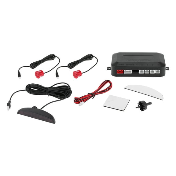 Unique Bargains Reverse Backup Radar System Reverse Parking Sensors Rear 2 Parking Sensors