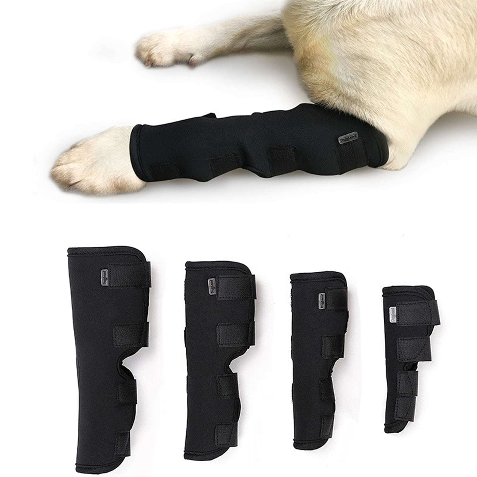 jiaroswwei 1Pc Shakeproof Pets Leg Wrap Provide Support Neoprene Fabric