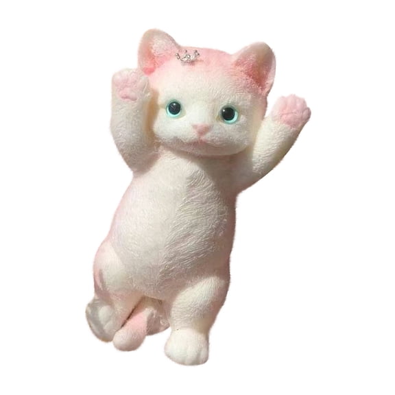 Cat Squishies Squeeze Toys, Chubby Cat Squeeze Toys,Cat Taba Squishy Toys, Cat Squishy Toys, Soft Cat Squishies Stress Balls Toys for , Birthday Christmas Gift for Men Women, Pink