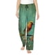 thumbnail image 1 of Fotbe Retro Birds Pantalones de Pijama para Mujer, Pantalones de Dormir, Pantalones Pj con Cordón y Bolsillos-Large, 1 of 6