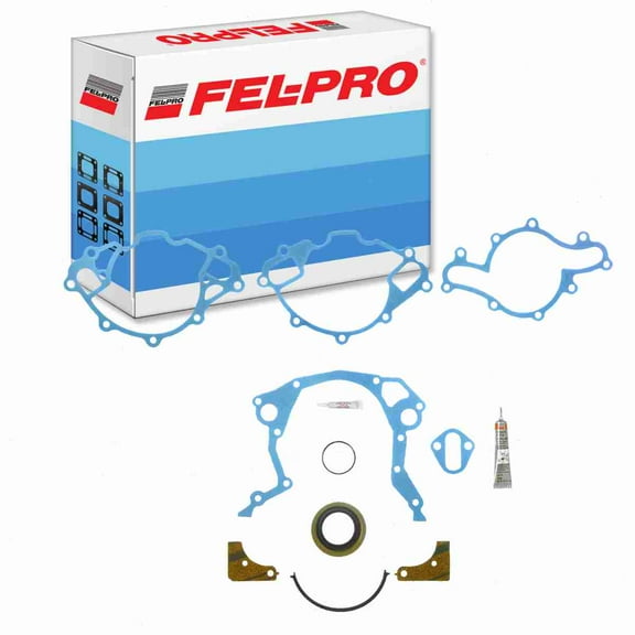 Fel-Pro Engine Timing Cover Gasket Set compatible with Ford Mustang 4.2L 5.0L V8 1979-1995