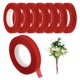 thumbnail image 1 of Uxcell 8-Rollos Cintas Florales 1/2 Pulgada 30 Yardas Cinta Floral Roja para Manualidades Florales Cinta Floral para Ramos de Flores Frescas Boda, 1 of 1