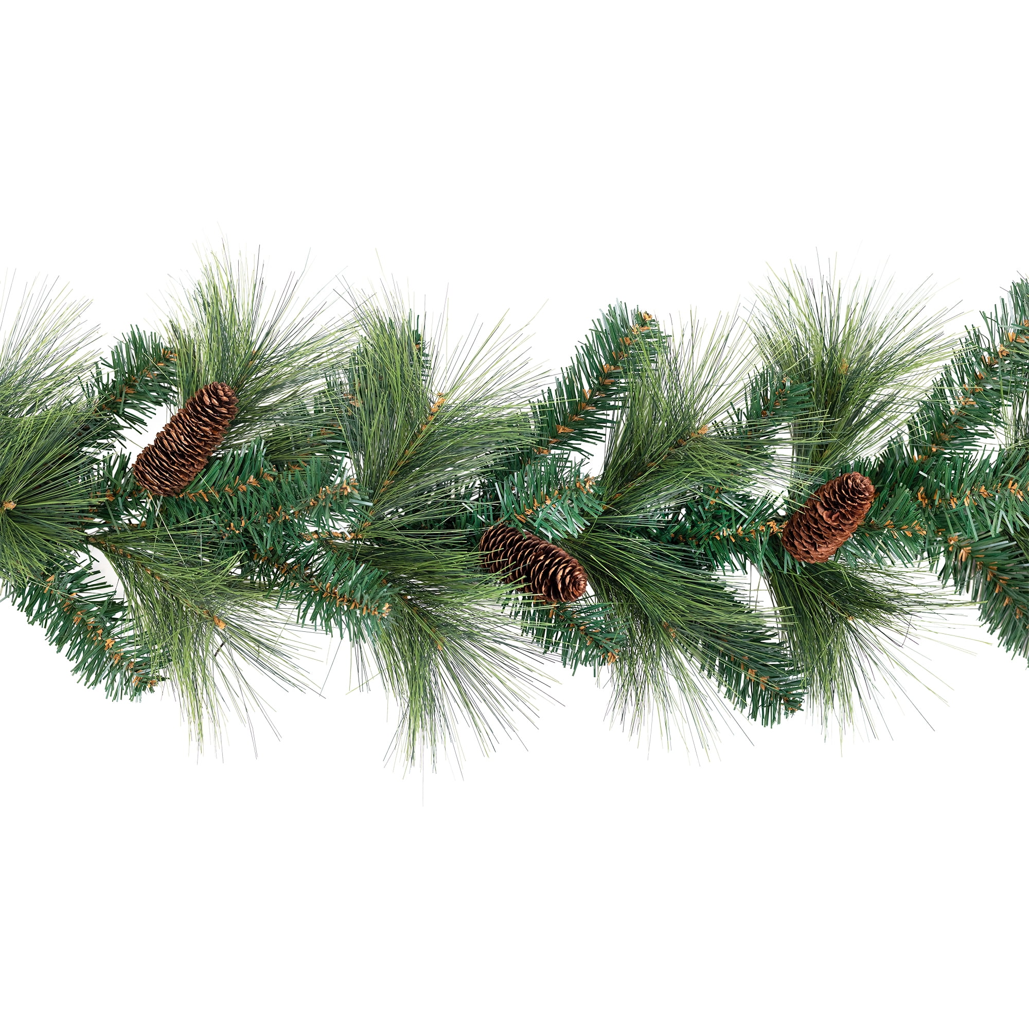 Northlight Mixed Pine and Pinecones Artificial Christmas Garland - 5.5' x 14" - Unlit