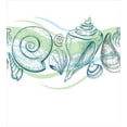 thumbnail image 3 of Ambesonne Sketchy Duvet Cover Sets, Pastel Color Sealife, 2-Queen, White Green, 3 of 7