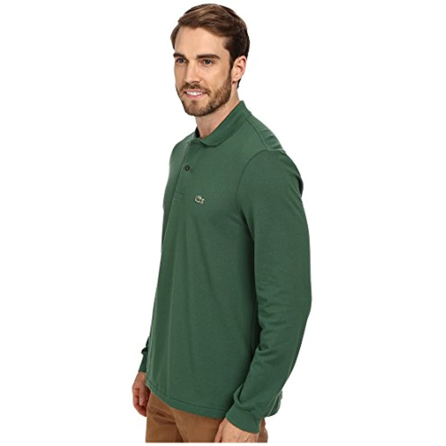 Lacoste mens Classic Long Sleeve Polo Shirt, Green, 6 US - Walmart.com
