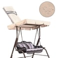 thumbnail image 4 of Columpio Para Exteriores, Parasol Para Jardín, Columpio De Bloque Uv, Cubierta Superior Impermeable Para Patio Yuarrent HA045635-02, 4 of 5
