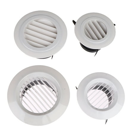 

(B3)Adjustable air ventilation cover round ducting ceiling wall hole air vent grille