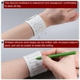 thumbnail image 6 of Silicone Memo Wrist Band 20cm 8 Inch Measure 237mm x 46mm Line Block, Light Blue, 6 of 6