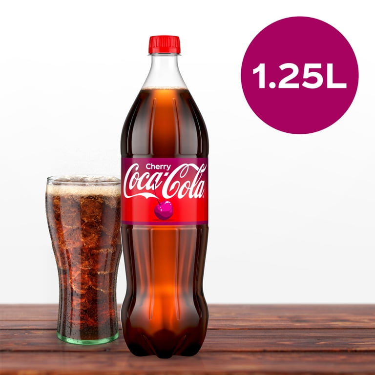 4 pack) Coca-Cola Cherry Soda Pop Bottle, 1.25 Liters - Walmart.com
