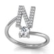 thumbnail image 5 of Jumpingount Cobre Mayúscula Anillo abierto Diamante de imitación Anillos ajustables Interior Exterior Maquillaje Joyería Cumpleaños Regalos de Type3 NO3, 5 of 5