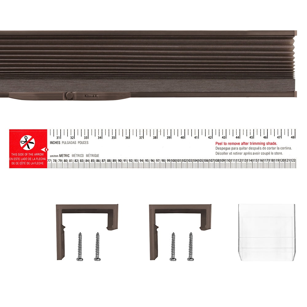 Lumi Cordless White/ Ivory/ Mocha Honeycomb POP Shades Light Filtering 34 W x 64 H Inches - Mocha