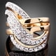 thumbnail image 2 of FDLK mujeres lujo aleación dedo banda incrustaciones anillo joyería regalo Tan Jianjun unisex, 2 of 2