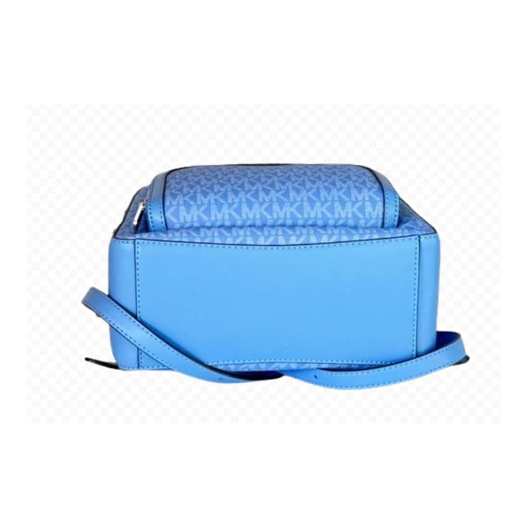 Michael Kors Jaycee Sth pacific Leather Mini Backpack MICHAEL KORS JAYCEE LARGE ZIP POCKET LEATHER BACKPACK BLUE  main image 3