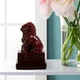 thumbnail image 4 of 1 Pair of Lion Sculpture Mini Decor for Office and Home, 4 of 6