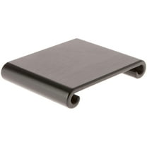 Plymor Black Scroll Wood Veneer Footed Display Base, 7" W x 5.5" D x 1.25" H (6" x 5.25" Display Area)