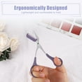 thumbnail image 2 of Tijeras para recortar cejas, tijeras para cejas con peine, tijeras para peine de cejas de acero inoxidable, recortador de cejas para principiantes y mujeres, para recortar y dar forma a las cejas, púrpura Unique Bargains tijeras para cejas, 2 of 7