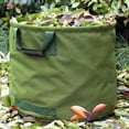 thumbnail image 4 of 33 Gallon Garden Leaf Bag, Canvas Yard Waste Bag with Rubber Handles, PVC Elastic Frame, High Capacity, Heavy Duty, Large. Suitable for Gathering Tree Leaves, 4 of 7