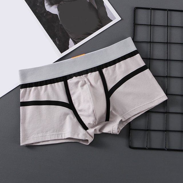 Ropa Interior Para Hombre, Ropa Interior Informal De Moda Para Hombre, Talla Grande, Cintura Cuatro Ángulos, Pies Planos Para Hombre