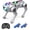 Silver, variant on Smart RC Robot Dog Toy for Kids - Programmable Stunt Robot with Voice Control, 2.4G Remote, Flexible Bionic Limbs & Music Light Effects - Interactive Robotic Pet Gift for Boys Girls Age 6+