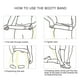 thumbnail image 5 of Fiudx Bandas de Resistencia para Glúteos, Diseño de Silicona para Caderas, Fuerza Ajustable para Entrenamiento, Herramienta Multifuncional para Ejercicios de Yoga y Pilates, Portátil y Ligera, 130 Cm, 5 of 7