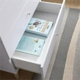 thumbnail image 6 of Furniture of America Pives Mid-Century Modern Wood 4-Drawer Chest in White, 6 of 7