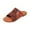Brown, variant on THDHVS Wide Sandals for Women,Sandals Women,Women's Fashion Casual Summer Solid Color Flat Open Toe Round Head Slippers Black 5.5