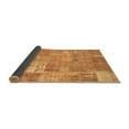 thumbnail image 2 of Ahgly Company Indoor Round Patchwork Brown Transitional Area Rugs, 4' Round, 2 of 4